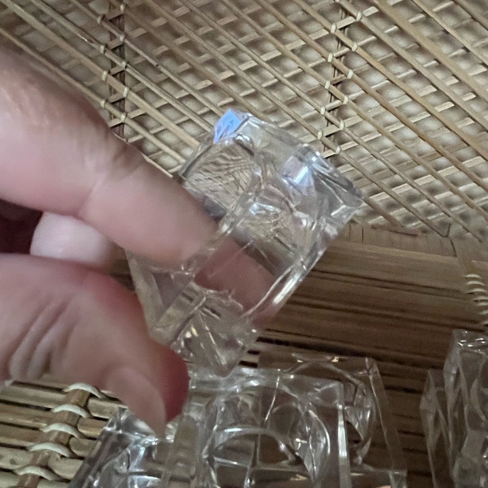 Lucite Napkin Rings - Picture 6 of 7